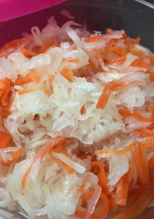 シャキッと新食感冷凍紅白なます常備菜にも-レシピのメイン写真