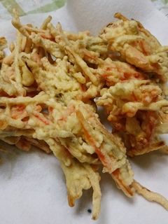 にんじんとごぼうの天ぷら♪お蕎麦にも☆-レシピのメイン写真