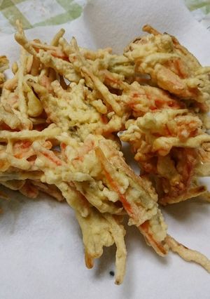 にんじんとごぼうの天ぷら♪お蕎麦にも☆-レシピのメイン写真