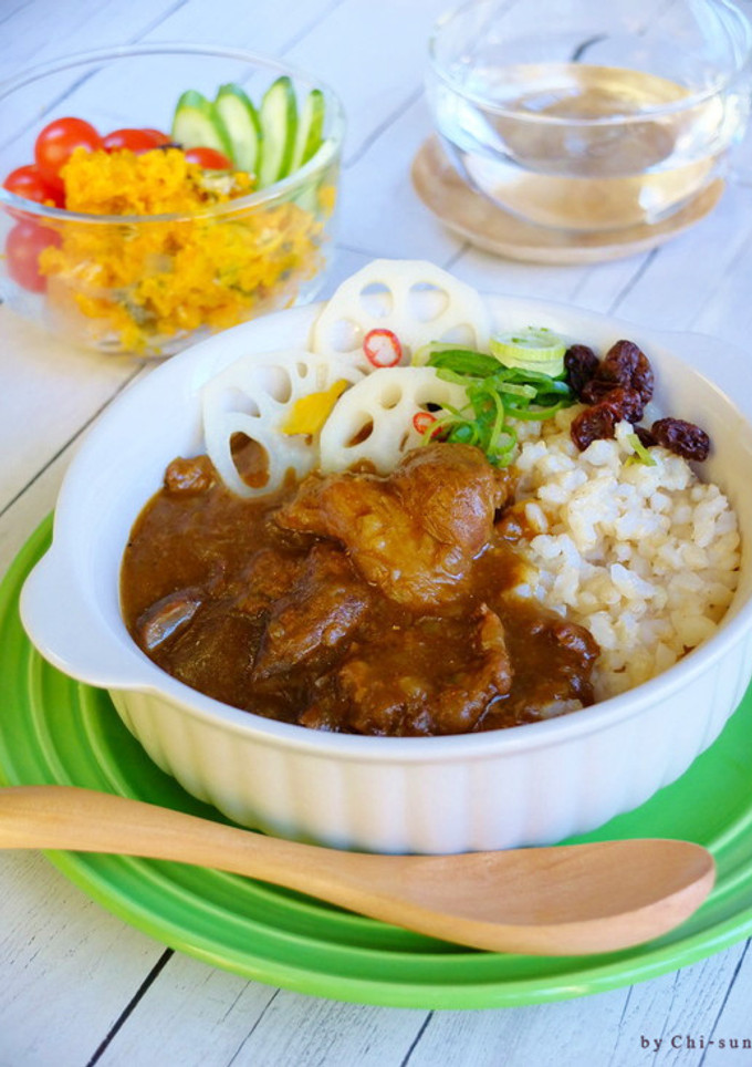 和風☆とろとろ牛筋カレー！【圧力鍋】-レシピのメイン写真