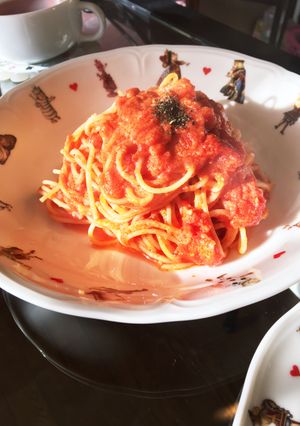 クリームトマトパスタ-レシピのメイン写真