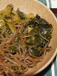 唐辛子の葉と糸こんにゃくの炊いたん-レシピのメイン写真