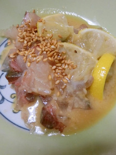 アジのたたき　塩こうじ、白味噌　ゴマ和え-レシピのメイン写真