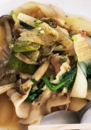 豚バラスライスと有るもの野菜の炒め煮-レシピのメイン写真