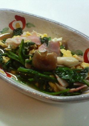 あと一品というときに♪ほうれん草卵炒め-レシピのメイン写真