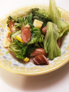 焼肉葉っぱ余ったらいためちゃおう-レシピのメイン写真