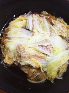 白菜と豚肉の重ね蒸し-レシピのメイン写真