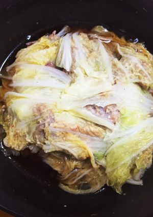 白菜と豚肉の重ね蒸し-レシピのメイン写真