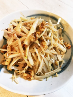 うどの皮と胡桃の金平-レシピのメイン写真