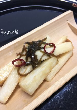 長芋と塩昆布のめんつゆ漬け♪-レシピのメイン写真