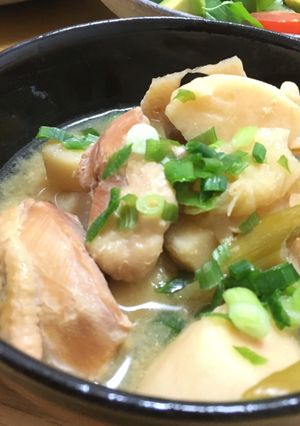 蓮根と鶏さんの味噌煮☆鹿児島お味噌で-レシピのメイン写真