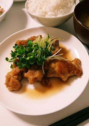 チキンソテーおろしソース-レシピのメイン写真