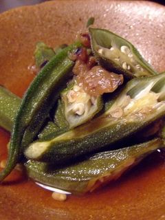 オクラの焼き梅煮-レシピのメイン写真