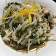 鯵の干物ともやしのサッパリ和え