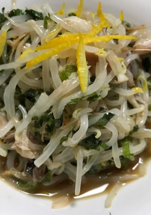 鯵の干物ともやしのサッパリ和え-レシピのメイン写真