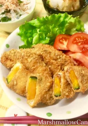 ホクホク♡かぼちゃの豚巻きフライ♡-レシピのメイン写真