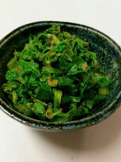 セロリの葉でもう1品♪セロリの葉の和え物-レシピのメイン写真
