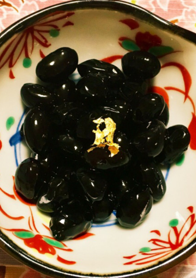 お正月黒豆煮 (ル・クルーゼ使用)-レシピのメイン写真
