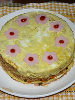 ケーキオムライス-レシピのメイン写真