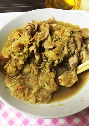 豚肉のみぞれ炒め-レシピのメイン写真