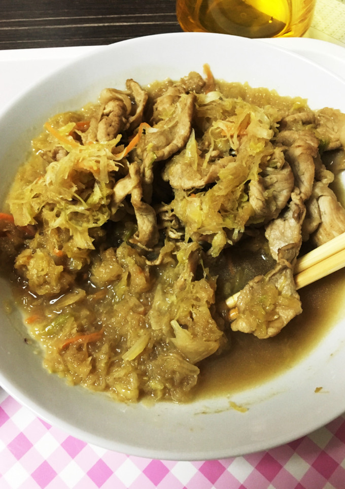 豚肉のみぞれ炒め-レシピのメイン写真