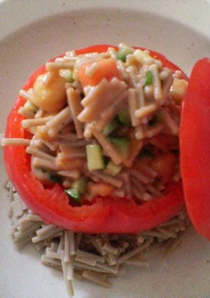 アレンジ蕎麦♪◎トマト蕎麦サラダ◎-レシピのメイン写真