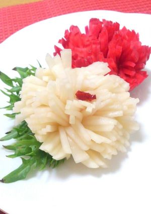 紅白菊花かぶ-レシピのメイン写真