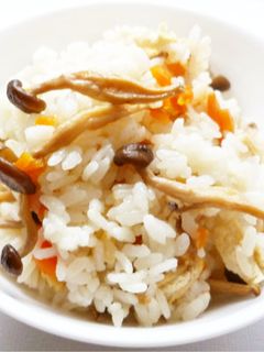 干ししめじの炊き込みご飯-レシピのメイン写真