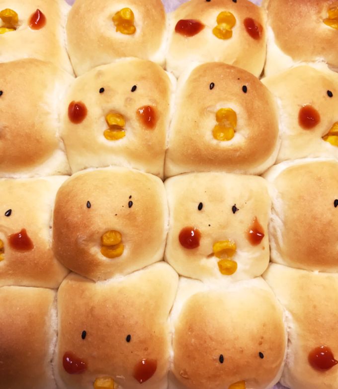 とり(*'ω'*)ちぎりパン by パン好きさん 【クックパッド】 簡単