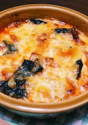 簡単おつまみ☆キムチと豆腐のチーズ焼き-レシピのメイン写真