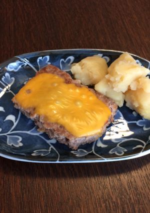コストコのひき肉で「板肉」のステーキ-レシピのメイン写真