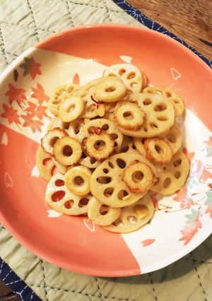 見通しいいぞぉ〜☆蓮根と竹輪のきんぴら♪-レシピのメイン写真