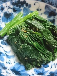 ほうれん草のごま和え-レシピのメイン写真
