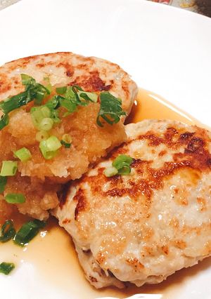 れんこん入り鶏つくねバーグ-レシピのメイン写真