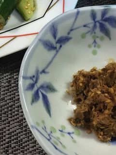 カツオ節の梅たたき(簡単おつまみ)-レシピのメイン写真