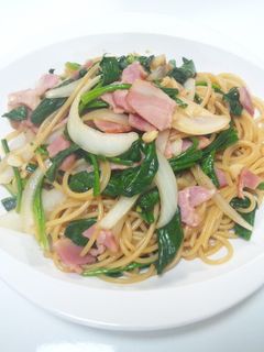 ベーコンとほうれん草の和風パスタ-レシピのメイン写真
