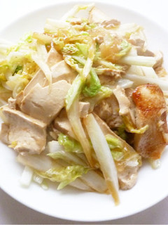 豆干炒白菜 押し豆腐と白菜の炒め物-レシピのメイン写真