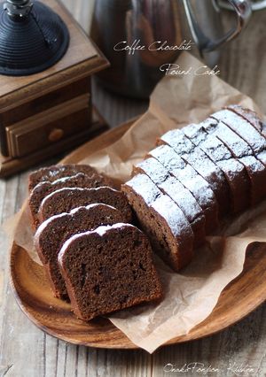 コーヒー♡チョコ　パウンドケーキ-レシピのメイン写真