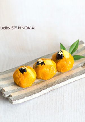 おせちに☆かぼちゃの一口きんとん -レシピのメイン写真