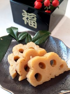 蓮根の煮物-レシピのメイン写真