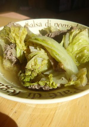 牛肉と白菜の重ね煮　コンソメ味-レシピのメイン写真