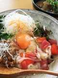 残ったお刺身で簡単漬け丼★10分で朝ご飯