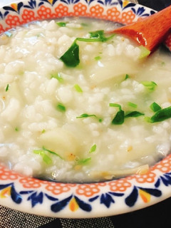 【炊飯器で簡単】中華風の七草粥-レシピのメイン写真