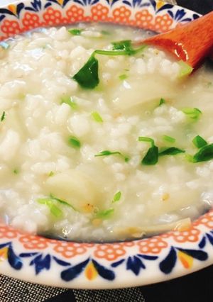 【炊飯器で簡単】中華風の七草粥-レシピのメイン写真