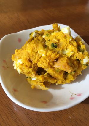 美味しさふた通り♪簡単かぼちゃサラダ-レシピのメイン写真