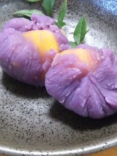 紫芋で栗きんとん-レシピのメイン写真