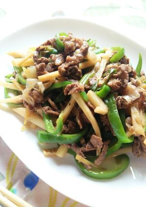 牛肉とピーマンの炒め物-レシピのメイン写真