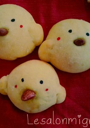 ピヨピヨのカボチャクリームパン-レシピのメイン写真