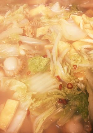 白菜とベビーホタテの煮物-レシピのメイン写真