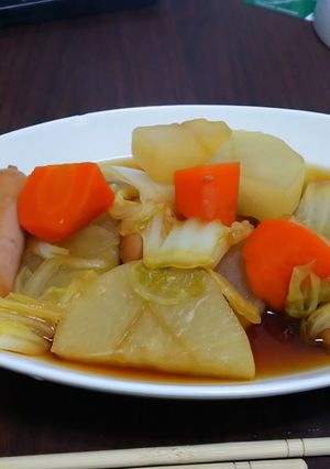 根菜てんこ盛りの煮物☆-レシピのメイン写真